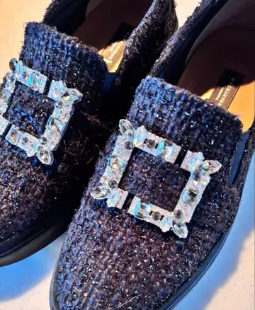 MACKINTOSH LONDON 통굽 비쥬 버클 스니커즈