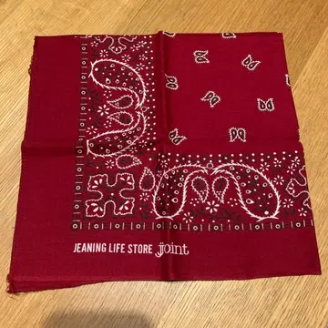JEANING LIFE STORE 반다나 빨간색