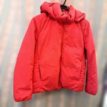 유니클로 후드 부착 다운 자켓 M