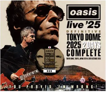 oasis DEFINITIVE TOKYO DOME 2025 미개봉