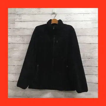 새상품급 유니클로 플리스 보아 자켓 풀 집업 남성용 XL 블랙