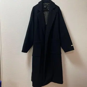 DHORIC 블랙 롱 코트