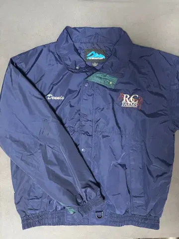 구제 의류 나일론 자켓 네이비