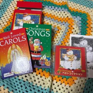 크리스마스 노래 그림책 2권 CD 2장