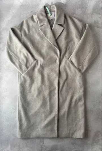 earth 그레이 롱 코트 M 사이즈