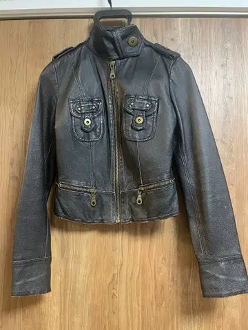 ZARA 가죽 크롭 자켓 S 사이즈