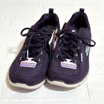[ 새상품급 ] Skechers 스케쳐스 23.5cm 퍼플 경량 스니커즈