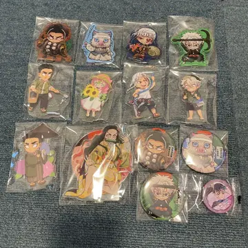 귀멸의 칼날 아크릴 스탠드 캔뱃지