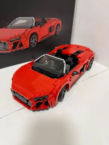 Audi RB Spyder RASTAR 블록 모델 1/14 완성품