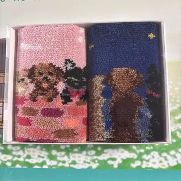 FEILER JAL 기내 판매 디자인 손수건 2장 세트