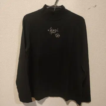 레오나르 LEONARD 니트 스웨터 긴팔 블랙 42