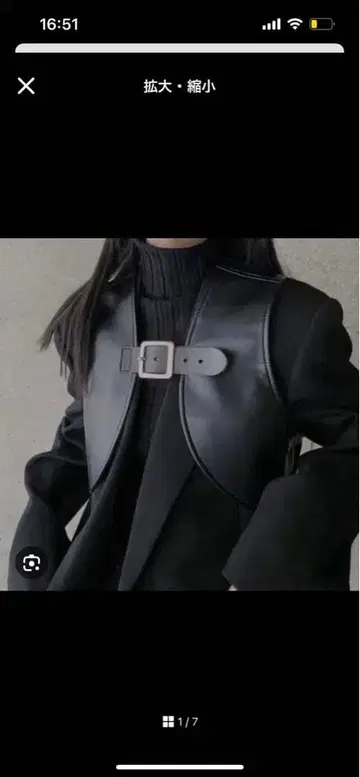 LITMUS herpraha cross belted harness BLK