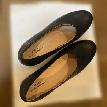 REGAL Worth Collection 블랙 플랫슈즈