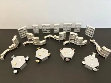 건축 모형 첨경 1/50 스터디 스페이스 세트