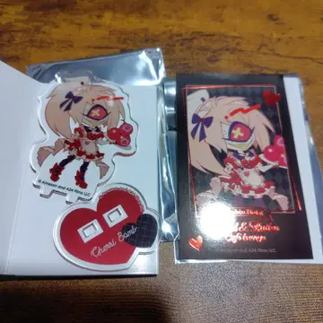 체리 밤 아크릴 스탠드 금박 카드