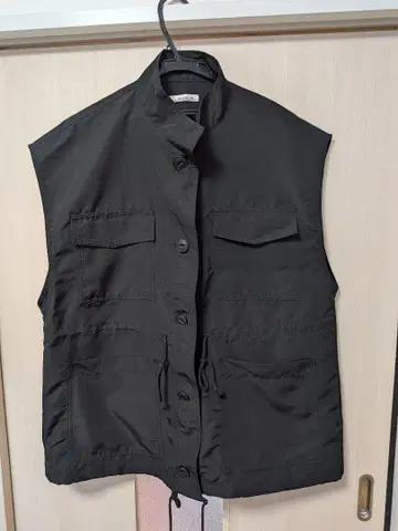 나일론 블랙 베스트 4 포켓