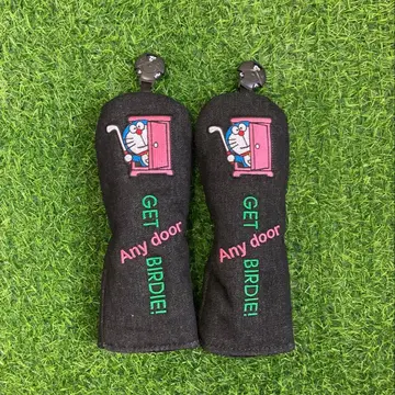 새상품 도라에몽 데님 골프 헤드커버 유틸리티*2