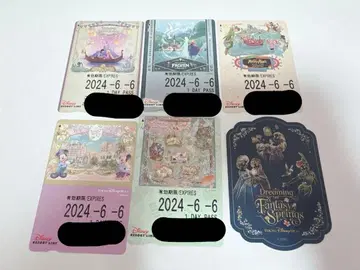 리조라 프리 티켓 판타지 스프링스 컬렉션용 5매