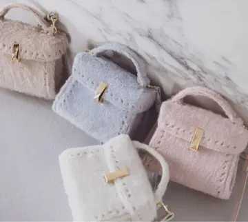 CELFORD [뤼탕] 비쥬 스터드 퍼 미니백