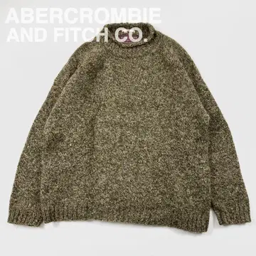 ABERCROMBIE AND FITCH 아바클로 울 롤넥 니트