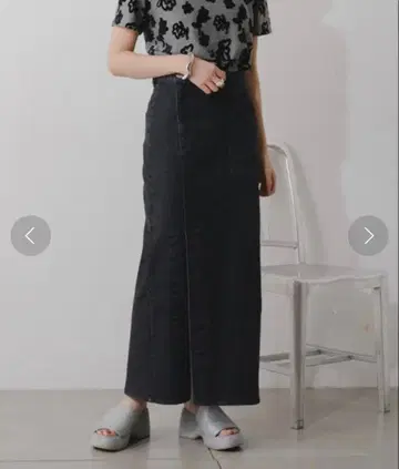 [ 미착용 ] Kastane 다크 데님 타이트 스커트