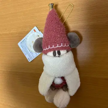 리루린린 인형 배지 빨간색