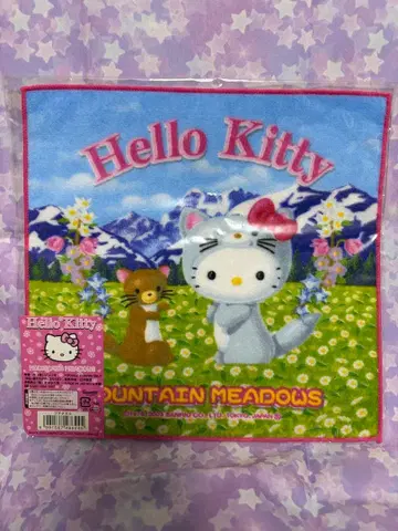 레어 지역 한정 키티 오코조 쁘띠 타월 2003년 헬로키티 산리오