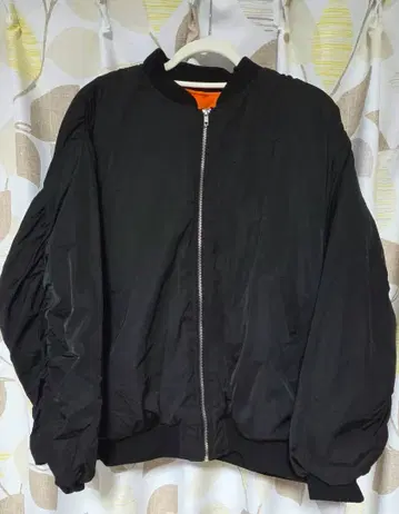 bohmal 오버 사이즈 MA-1 밀리터리 블루종