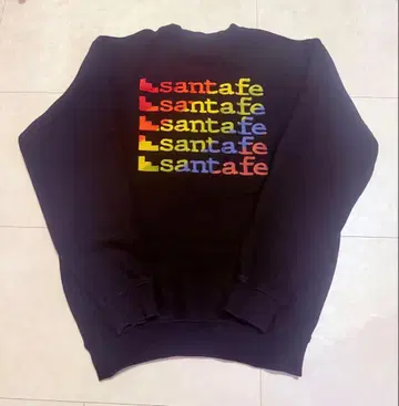 santafe 블랙 맨투맨 세트