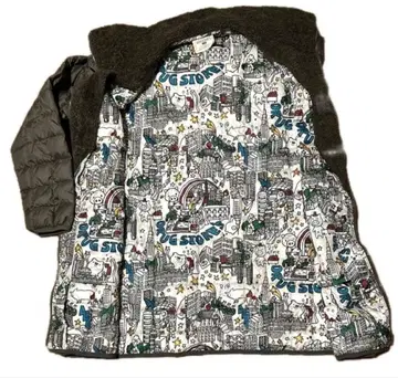 새상품급 드럭 스토어즈 퀼팅 다운 코트 카키