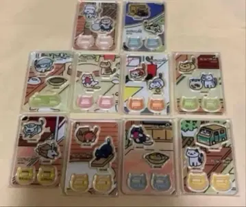 고양이 앳홈 아크릴 스탠드 10개