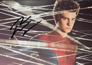 앤드류 가필드 친필 사인 사진 스파이더맨 j2