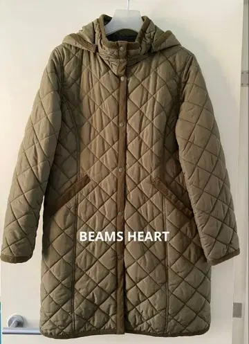 BEAMS HEART 퀼팅 코트