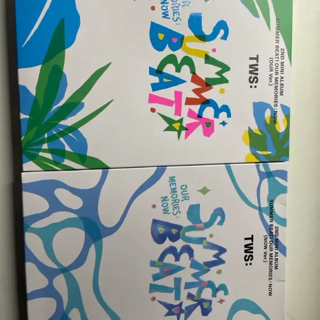 무료나눔 투어스 앨범 2nd mini album