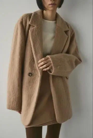 스타일 믹서기 샤기 테일러드 자켓