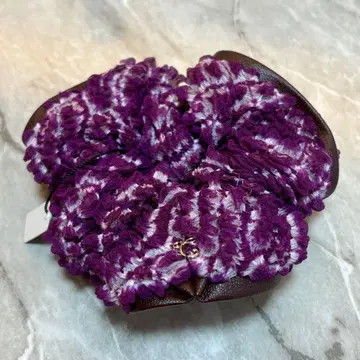 컴플렉스 비즈 스크런치 머리끈 헤어 액세서리