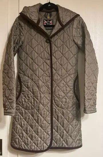 LAVENHAM 브라운 퀼팅 자켓 라벤햄