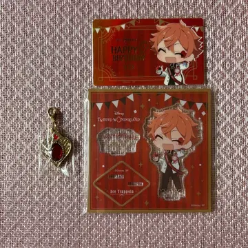 에이스 벌스데이 세트 아크릴 스탠드 참 카드 트위스테