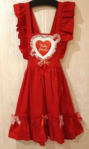 나일 퍼치 하트 애로우 와펜 원피스