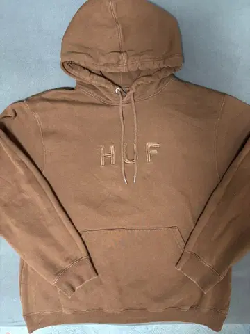 HUF 브라운 후드티 XL