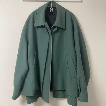 오버 사이즈 그린 자켓