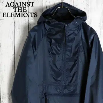 어게인스트 더 엘레먼츠 패커블 하프 지퍼 아노락 후드티