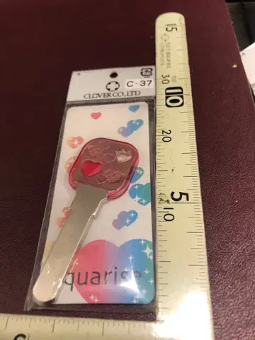 하트 블랭크 키 C37용 키링 패션 핑크