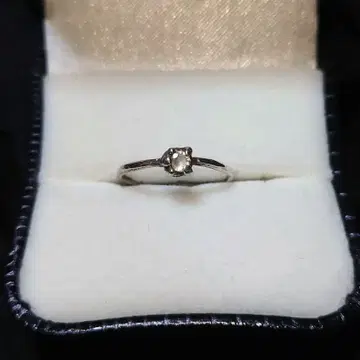 [ 핑키링 ] [ 실버 925 ) ] 실버 반지 싱글 볼 문스톤