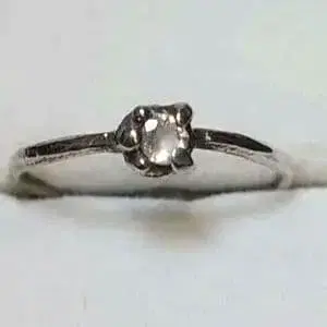 [ 핑키링 ] [ 실버 925 ) ] 실버 반지 싱글 볼 문스톤