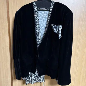 벨벳 테일러드 자켓 세트