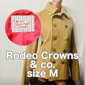 Rodeo Crowns & co. 아름다운 실루엣 좋은 원단 P 코트