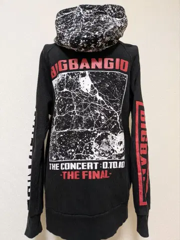 [ BIGBANG ] 후디 블랙 후드 트레이닝복 M 사이즈 새상품급!