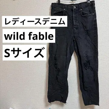 여성용 데님 팬츠 wild fable 데미지 데님 S 사이즈