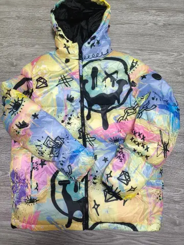 REASON (리즌) 올 패턴 다운 자켓